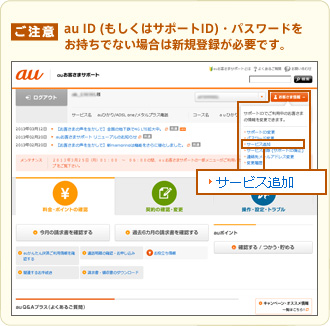 イメージ: 「WEB de 請求書ID」を追加登録する方法