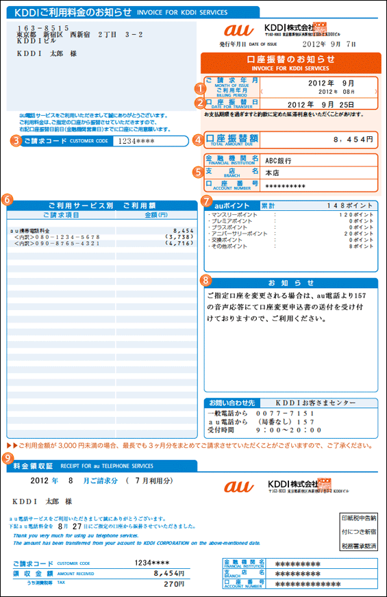 図: 口座振替